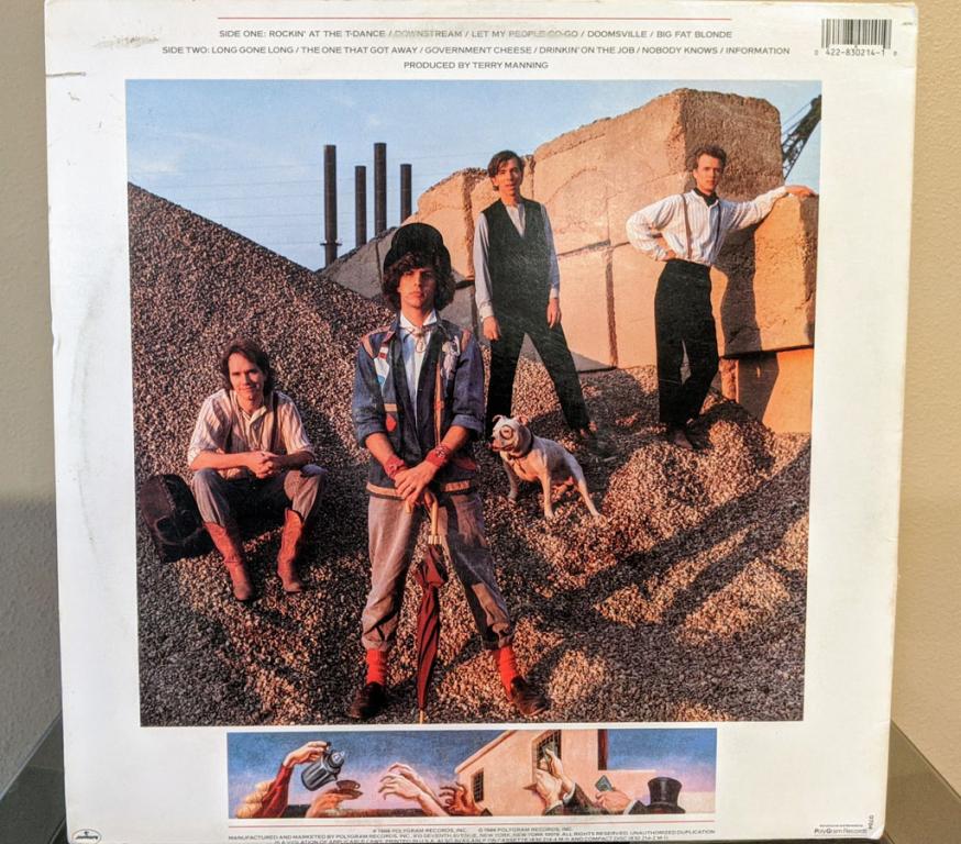 The Rainmakers Album (1986) - Rear Cover