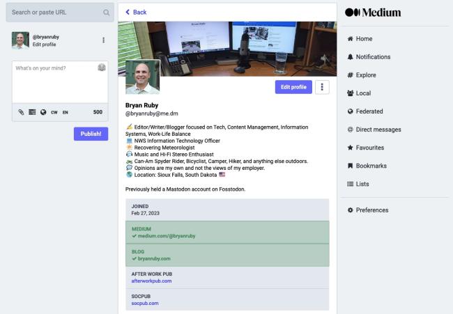 Profile for Bryan Ruby on Medium's Mastodon instance.