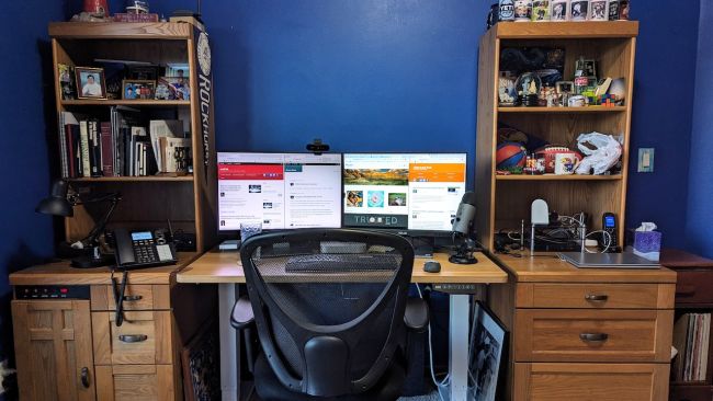 The desk of Bryan Ruby