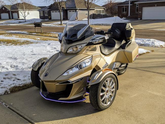 My 2017 Can-Am Spyder RTL on January 20, 2021