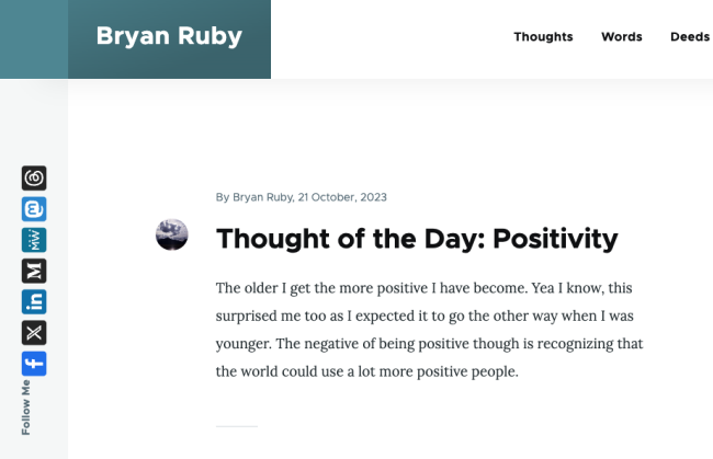 Screenshot of bryanruby.com