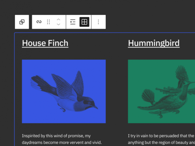 Example of Full Site Editing in the WordPress Twenty Twenty-Two theme. Image Source: WordPress.org