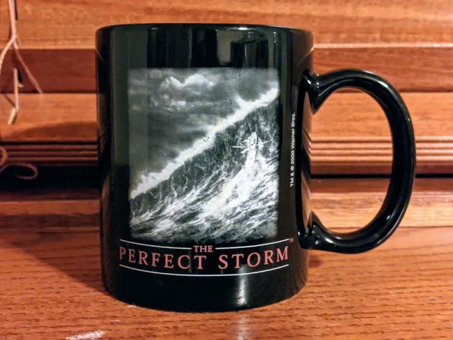 Coffee Cup with image from Perfect Storm Movie