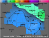 Observed snowfall for April 25, 2008
